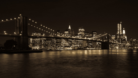 Brooklyn Bridge NYC zwart wit
