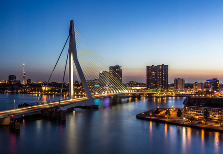 Rotterdam after sunset