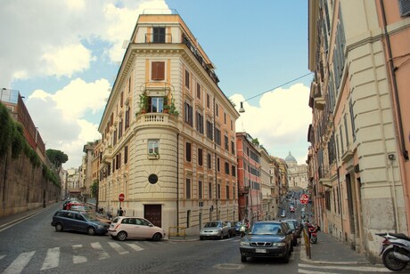 Een straat in Rome