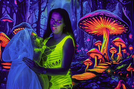 Blacklight-shoot, Stef & Marijke