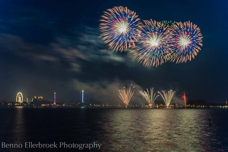 Vuurwerk kermis Hoorn