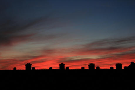 Zonsondergang in Den Bosch