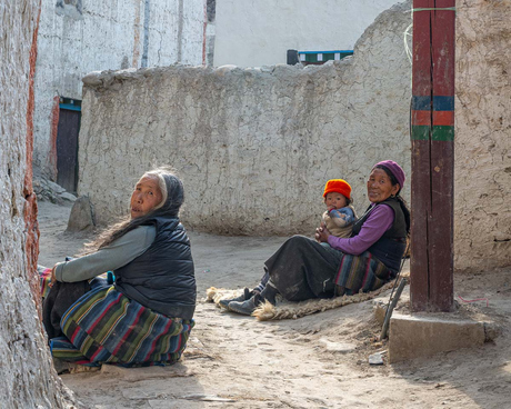 Onderonsje in de Himalaya op 4000m. 