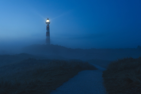 Mist vuurtoren Ameland