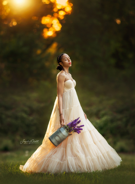 A moment caught in golden light ...