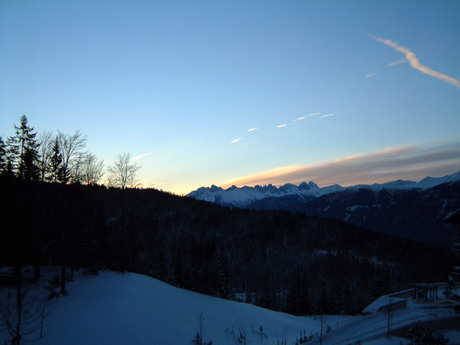 Zonsopgang in Tirol