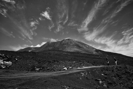 Etna in Zwart-Wit
