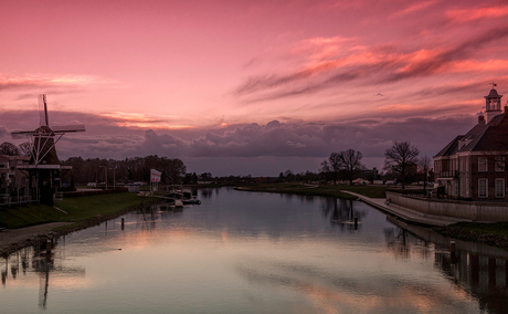 Zonsondergang Ommen