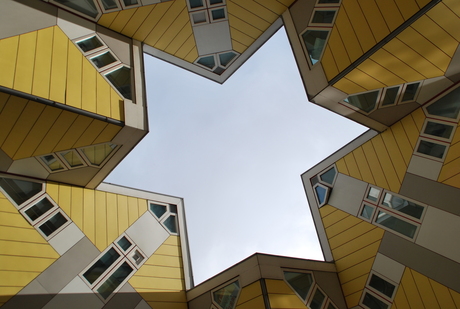 Kubus woningen in Rotterdam