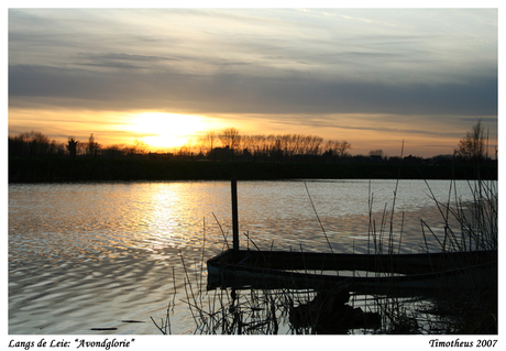 Langs de Leie "Avondglorie"