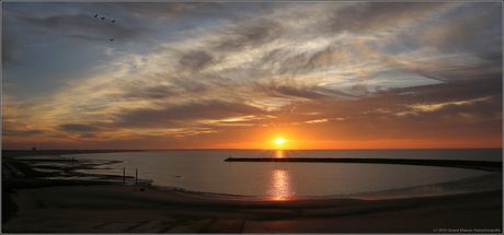 Zonsondergang Brouwersdam