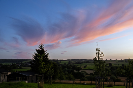 Zonsondergang Zuid Limburg