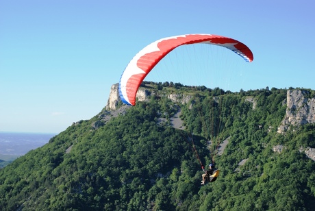 Parasailing vanaf de Col de Limouge