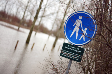 Hoogwater maas