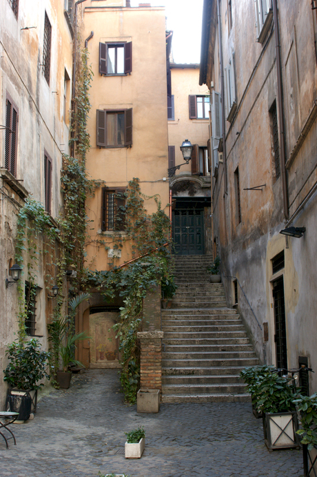 Buurt in Romeuit de serie Trappen