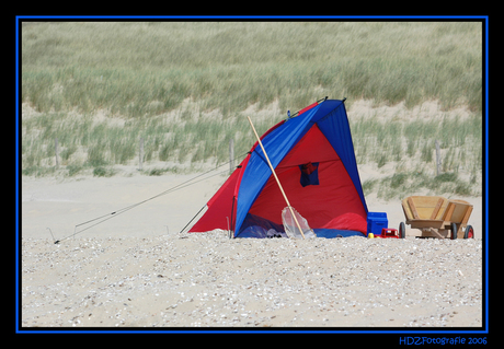 Verlaten strand