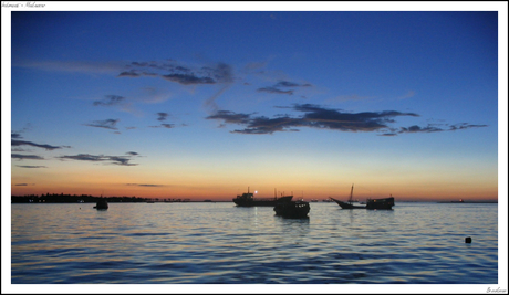 Zonsondergang in Makassar 3