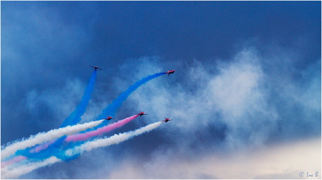 The Red Arrows in goede doen.