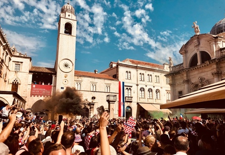 WK Finale Kroatië-Frankrijk, Dubrovnik July 2018