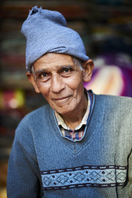Portret van een man in Udaipur