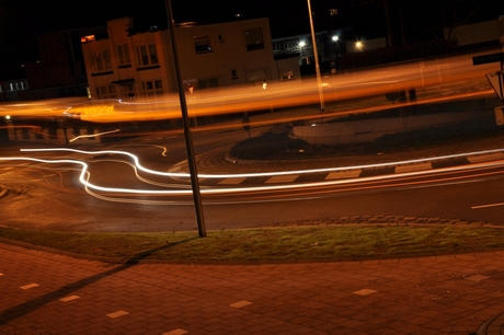 light trails