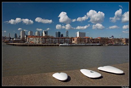 Zicht op Rotterdam