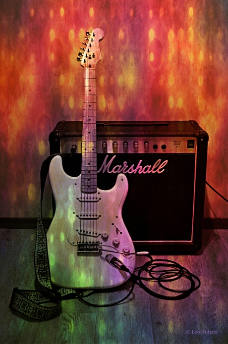 Elektrische gitaar en versterker