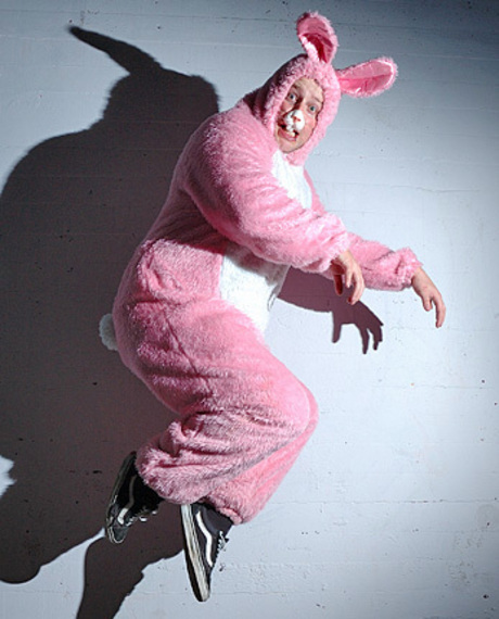 Filthy pink rabbit