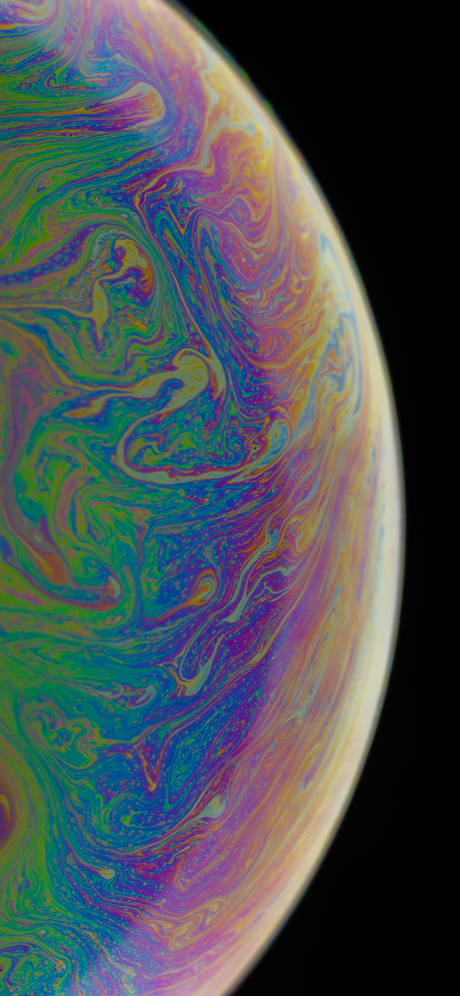 Bubbel fotografie (achtergrond)