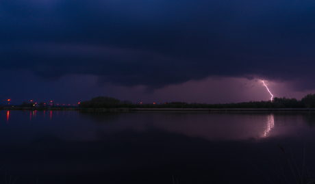 Onweer lage oude Veer