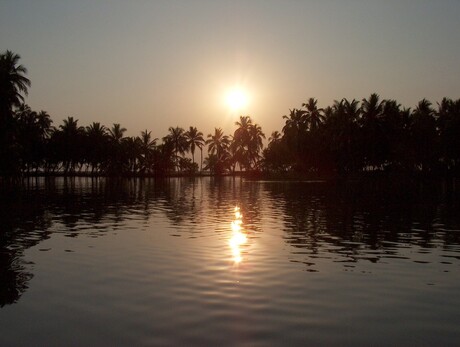 zonsondergang in india 1