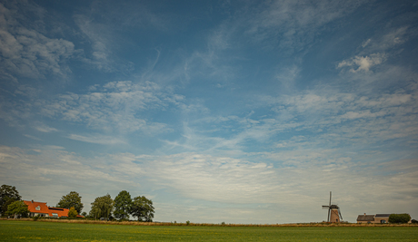 Landschap met molen