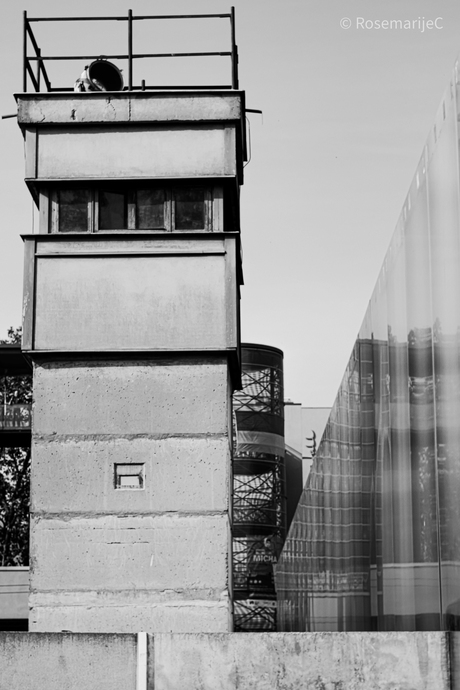 Berlin wall tower.