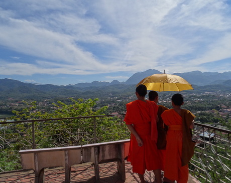 Monniken in Luang