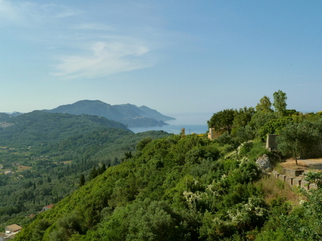uitzicht Corfu