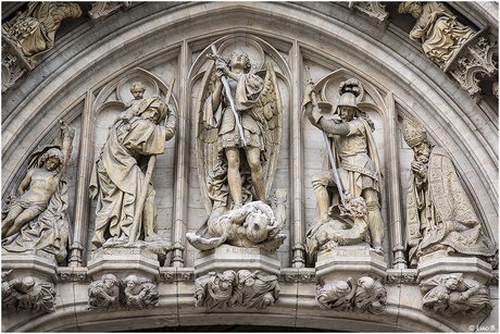 Detail stadhuis Brussel