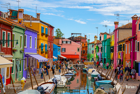 Gekleurd vissersdorp