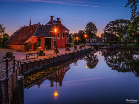 Avondrust in Onderdendam.