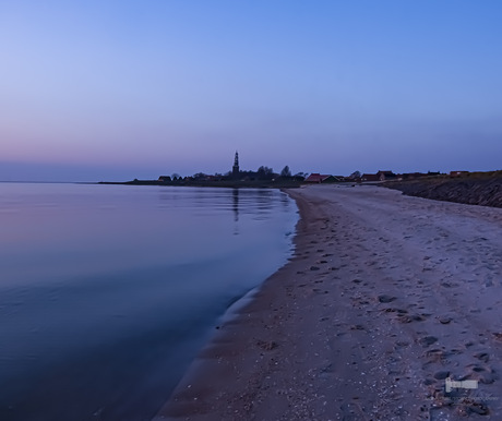 Langs het strand bij Hindeloopen 