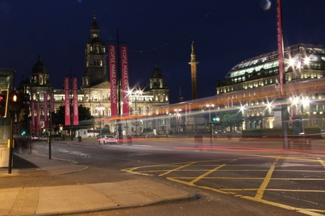 Georgesquare by night