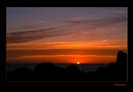 Zonsondergang Kabbelaarsbank