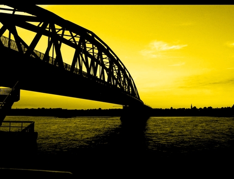 Spoorbrug in Nijmegen