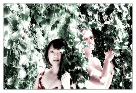 Together between the leaves
