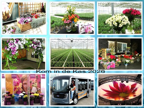 Collage  KOM IN DE KAS  nr 9  Afsluiter  met een overzicht  op 11 april 2026  