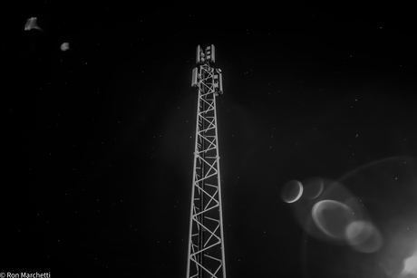 Zendmast in Hoek van Holland