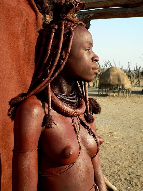 Himba vrouw in Namibië