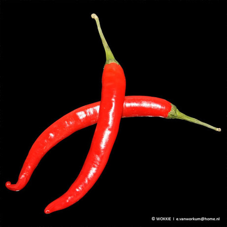 Red hot peppers