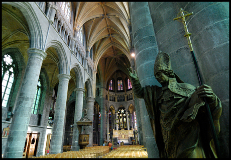 in de kerk