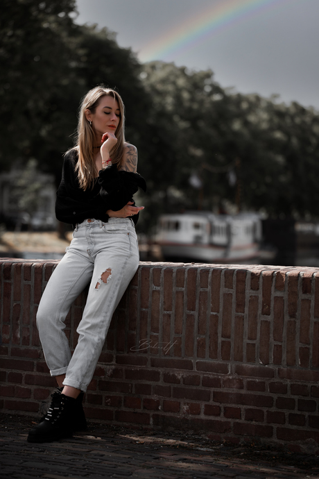 Rust en kleur na de regen