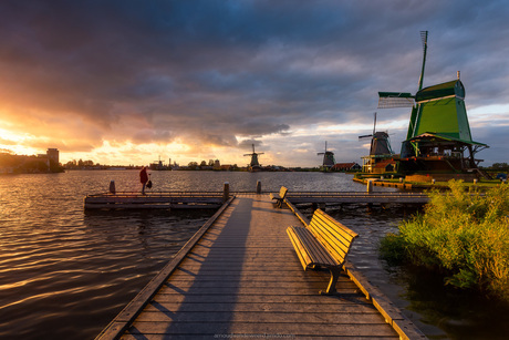 Golden hour Zaanse Schans